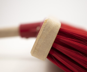 Hill Brush 11.5" Soft Red/PVC Broom Complete (C/W Socket)